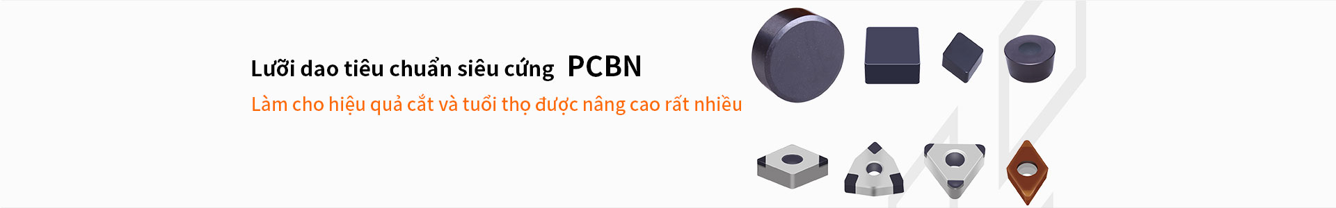 Lưỡi dao tiêu chuẩn siêu cứng PCBN